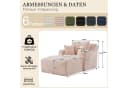 GLP Chaiselongue Bodensofa Rosa mit Schlaffunktion Bild 3