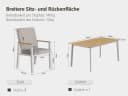 MeXo Gartenlounge-Set Aluminium Gartenmöbel 5-tlg. Beige/Grau Bild 3
