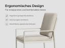 MeXo Gartenlounge-Set 6-tlg. Beige Aluminium mit Kissen Bild 4