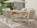 MeXo Gartenlounge-Set 7-tlg. Aluminium mit Kissen Beige/Schwarz Bild 2