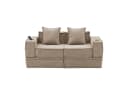 GLP Modulares Bodensofa 2-Sitzer Beige Cord Schlafsofa Bild 1