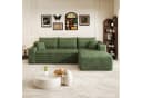 GLP Ecksofa L-Form Cord Cloud Sofa Grün Modern Bild 2