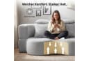 GLP Schlafsofa 2-Sitzer Grau mit Schlaffunktion und Kissen Bild 4