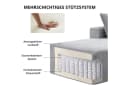 GLP Ecksofa L-Form 3-Sitzer Cord grau mit Taschenfederkern Bild 4
