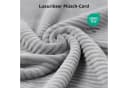 GLP Ecksofa L-Form 3-Sitzer Cord grau mit Taschenfederkern Bild 5