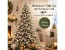 PHILODECO Künstlicher Weihnachtsbaum mit LED-Beleuchtung und Schneebeflockung Bild 1