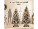PHILODECO Künstlicher Weihnachtsbaum mit LED-Beleuchtung und Schneebeflockung Bild 3