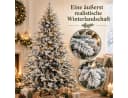 PHILODECO Künstlicher Weihnachtsbaum mit LED-Beleuchtung und Schneebeflockung Bild 5