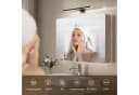 EMKE LED Spiegelleuchte 40cm Schwarz Chrom IP40 Bild 3