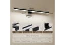 EMKE LED Spiegelleuchte 40cm Schwarz Chrom IP40 Bild 4