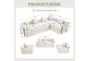 Odikalo Ecksofa 4-Sitzer Modular Bunt mit Schlaffunktion Bild 4