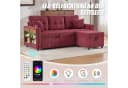 Odikalo 3-Sitzer Cord Sofa Ausziehbett mit Stauraum & USB-C Bild 3