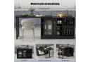 Odikalo Bartisch Sideboard mit Esstisch, Ausziehbar, Drehbar Bild 5