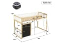 Odikalo Hochbett 90x200 mit Maltafel und Stauraum Bild 5