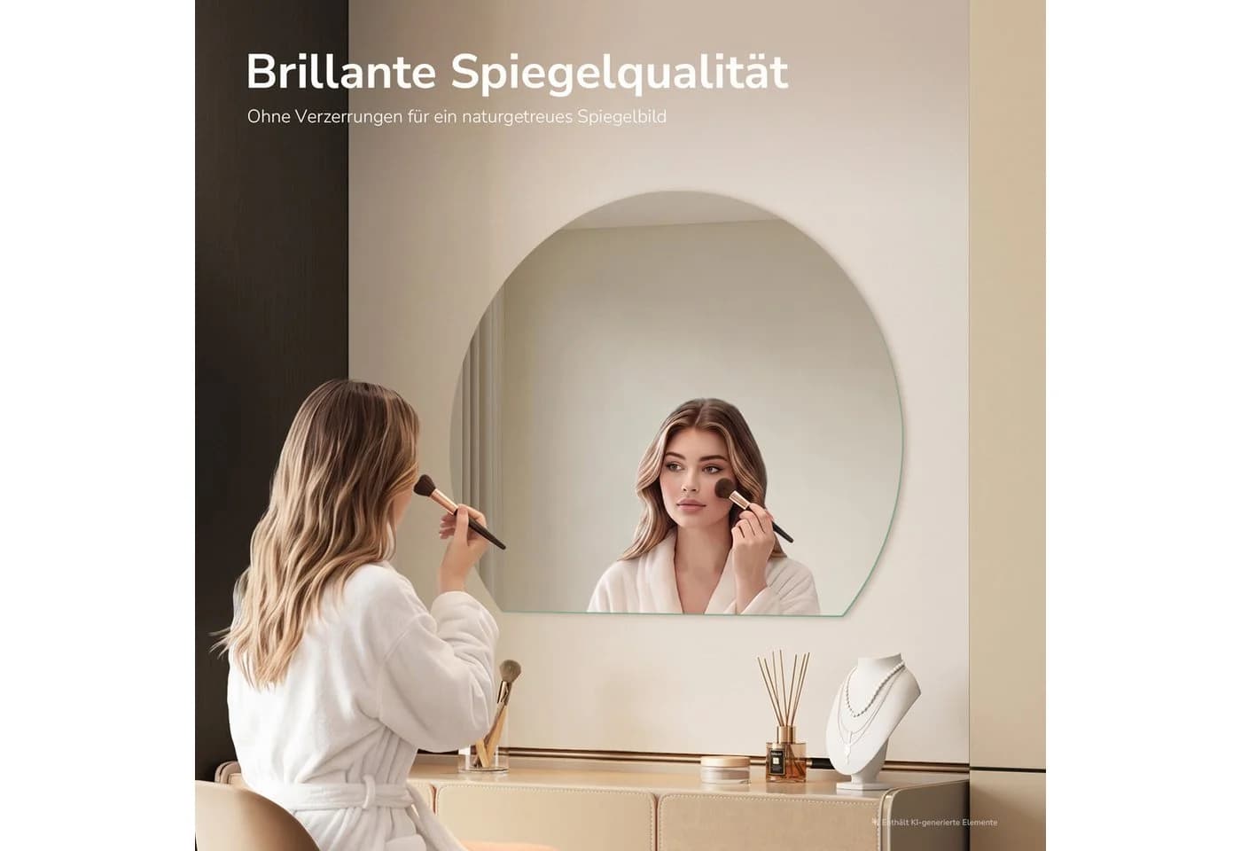 EMKE Dekospiegel Sonderform Silberspiegel mit Splitterschutz - Bild 3