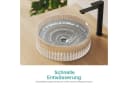 EMKE Aufsatzwaschbecken 40 cm Glas Oval Bild 1