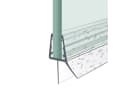 MEYKOERS Duschdichtung Ersatzdichtung 80 cm Transparent PVC Bild 1