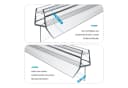 MEYKOERS Duschdichtung Ersatzdichtung 80 cm Transparent PVC Bild 4