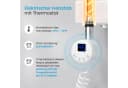 MEYKOERS Badheizkörper Elektro Handtuchtrockner Weiß Mit Thermostat Bild 3