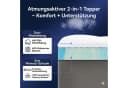 NicePlus Matratzentopper 7 cm hoch, 2-in-1 Doppelschicht-Design, atmungsaktiv, waschbar Bild 1