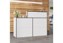 SVEYLXA Empfangstheke 133cm Moderner Schreibtisch für Lobby & Büro Bild 1