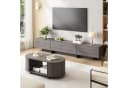 SVEYLXA TV-Schrank Moderner TV Unterschrank für bis zu 75 Zoll mit 3 Schränken Bild 3