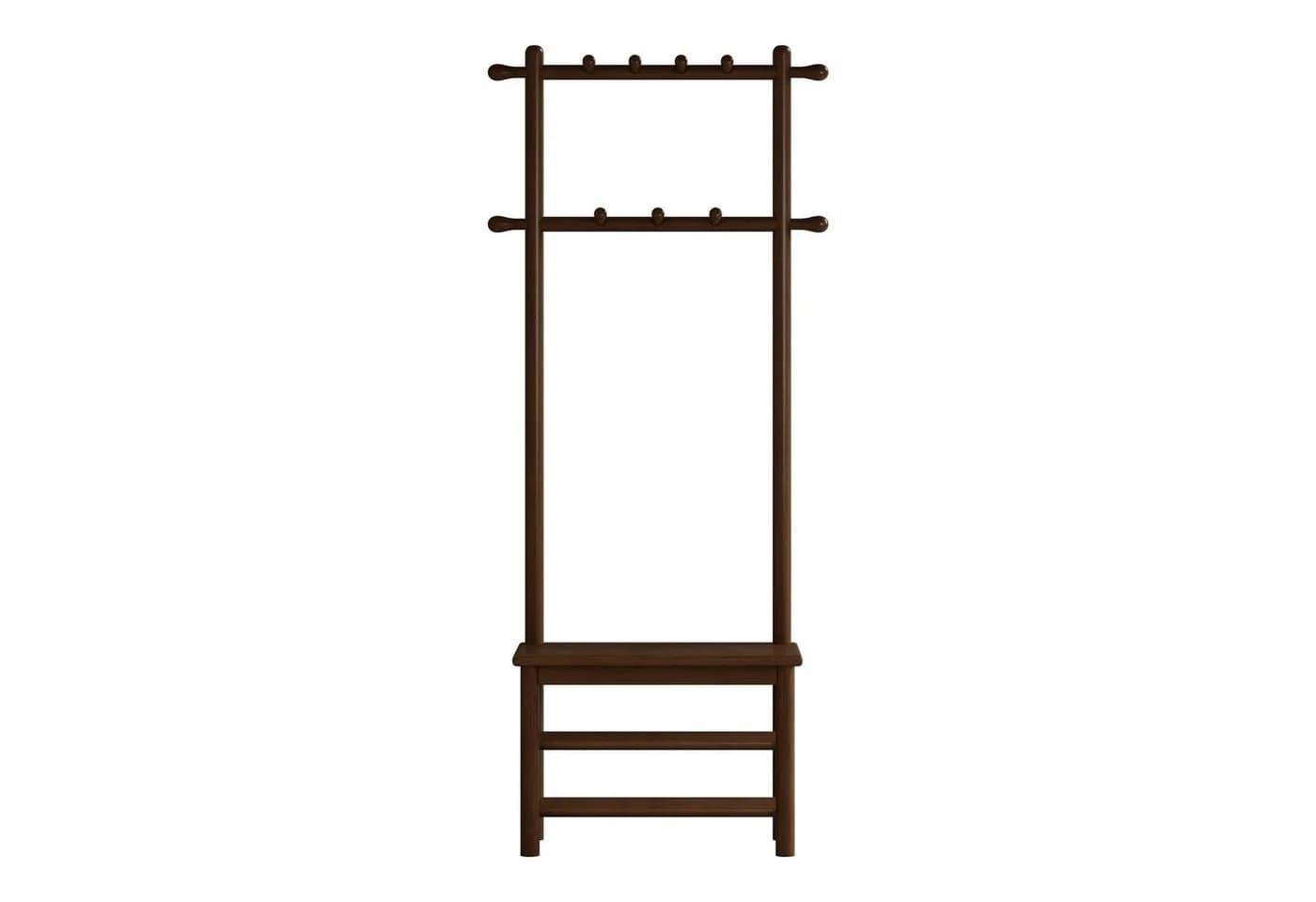 AQIMUELE Garderobe mit Sitzbank und 11 Haken - Bild 2