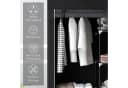 MC Star Stoffschrank 6 Fächer Vliesoptik Faltgarderobe Schwarz Bild 1
