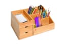 MC Star Schreibtischorganizer Bambus 2 Schubladen Bild 2