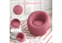 MC Star Loungesessel Plüschsessel Rosa Teddyfell 360° drehbar Bild 5