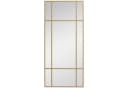 MC Star Wandspiegel Gold Metallrahmen Gitterdesign Bild 2