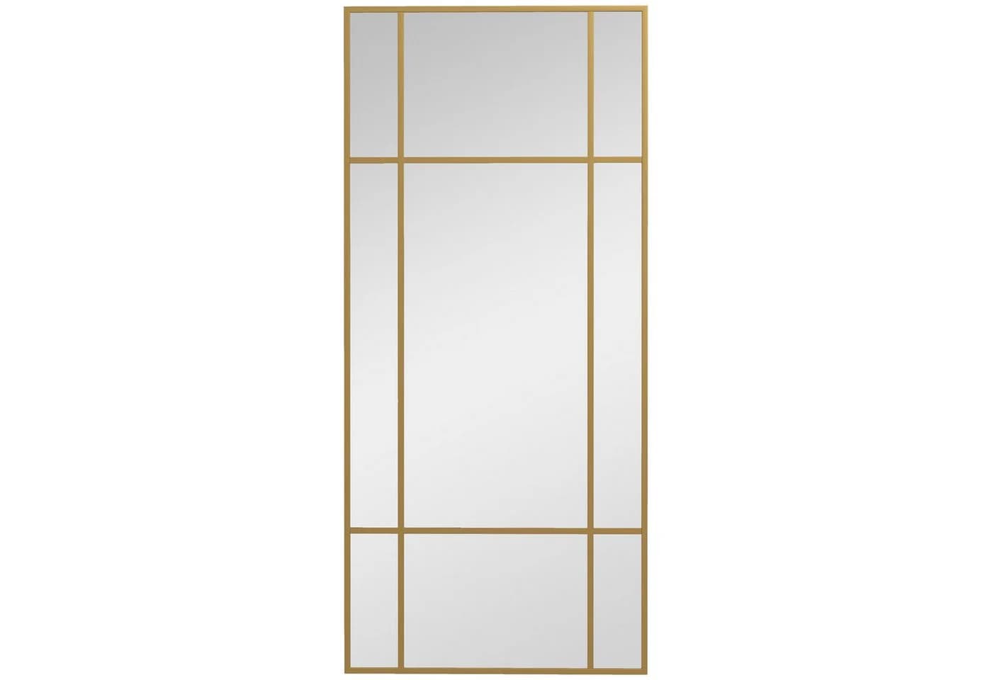 MC Star Wandspiegel Gold Metallrahmen Gitterdesign - Bild 2