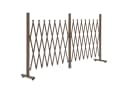 MC Star Ausziehbares Scherengitter Absperrgitter Braun Aluminium Bild 2