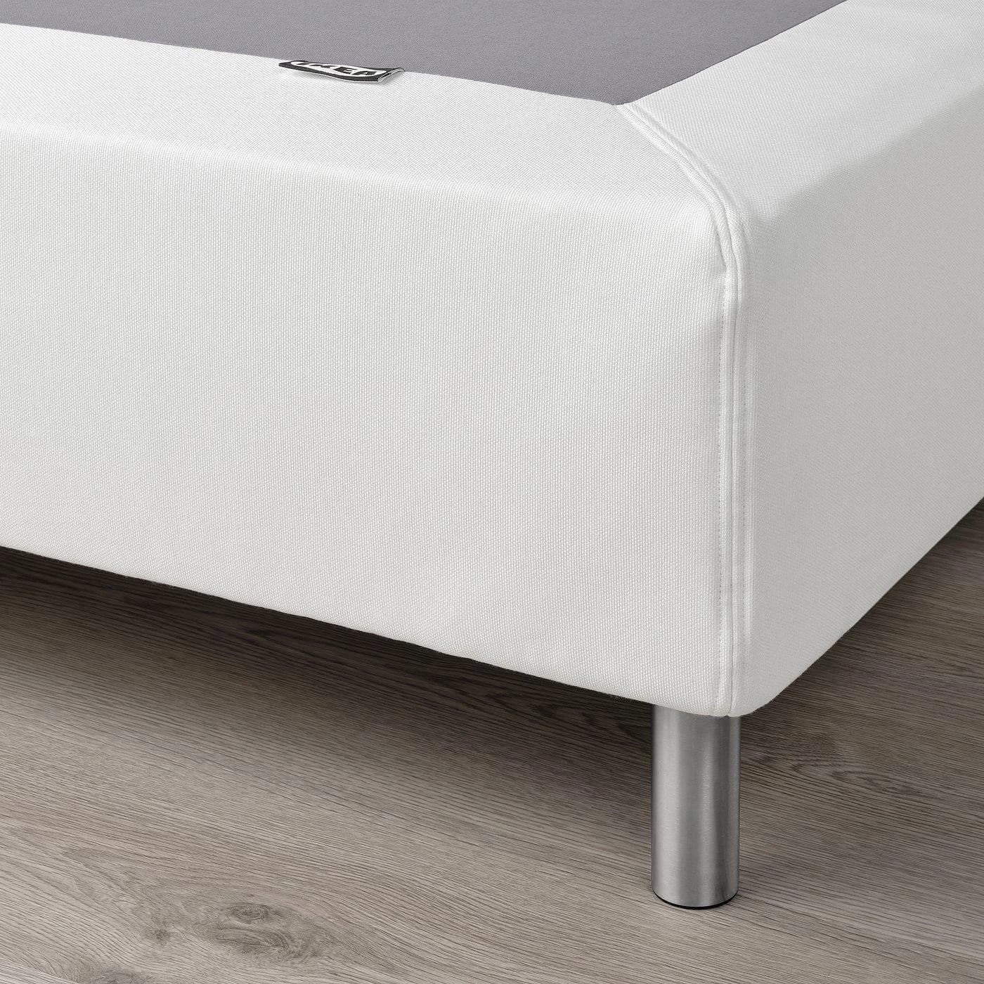 IKEA LYNGÖR Bettpodest mit Federkern Weiß