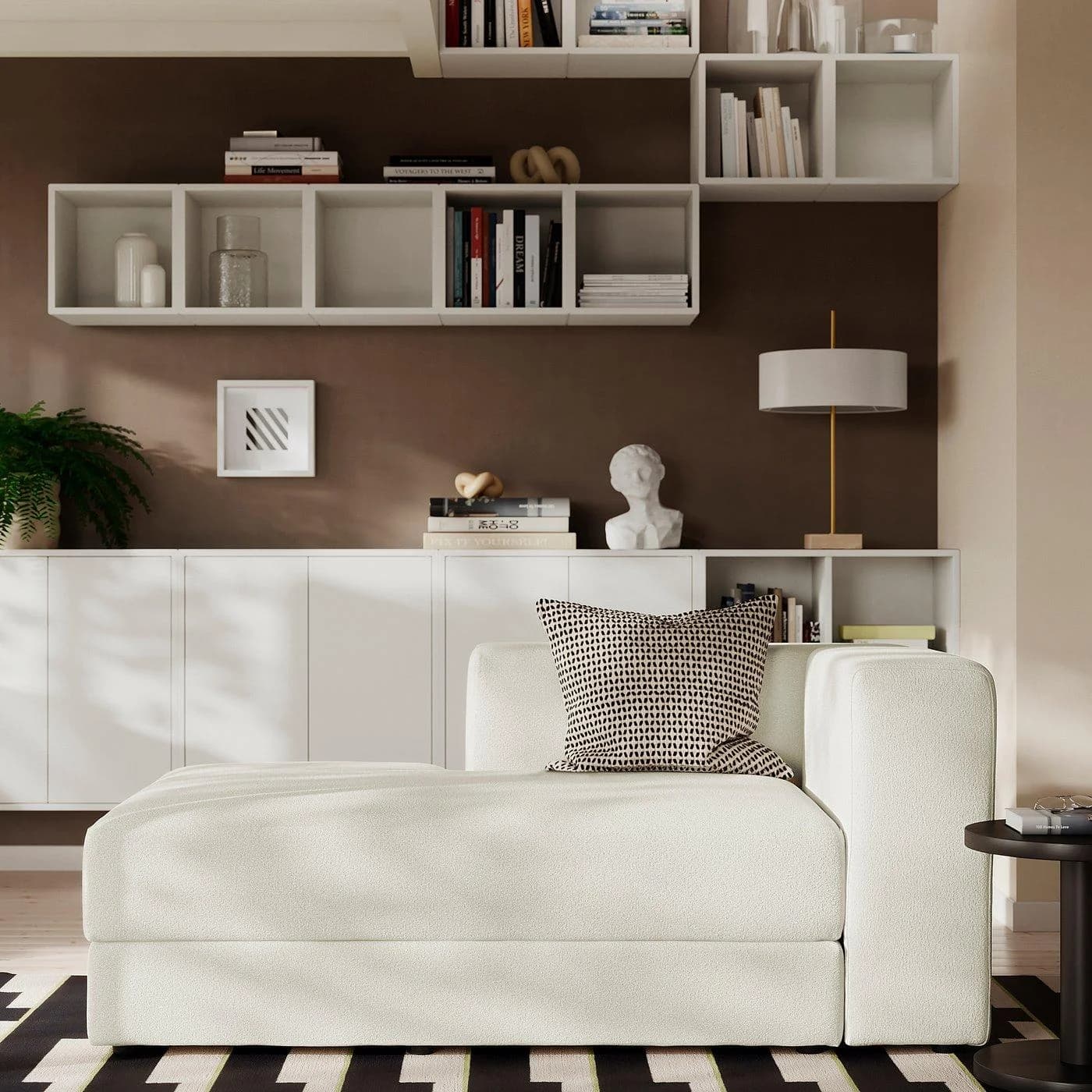 IKEA JÄTTEBO Récamierenelement links, beige