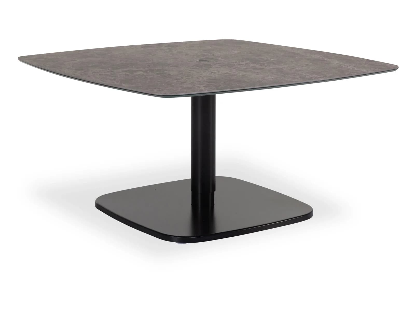 Couchtisch RONALD SCHMITT TRIPLEX P 430 Höhenverstellbar Keramik Marmor Braun