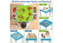 TUWENA Kindertisch 5-in-1 mit 128 Bausteinen und Stuhl Bild 3