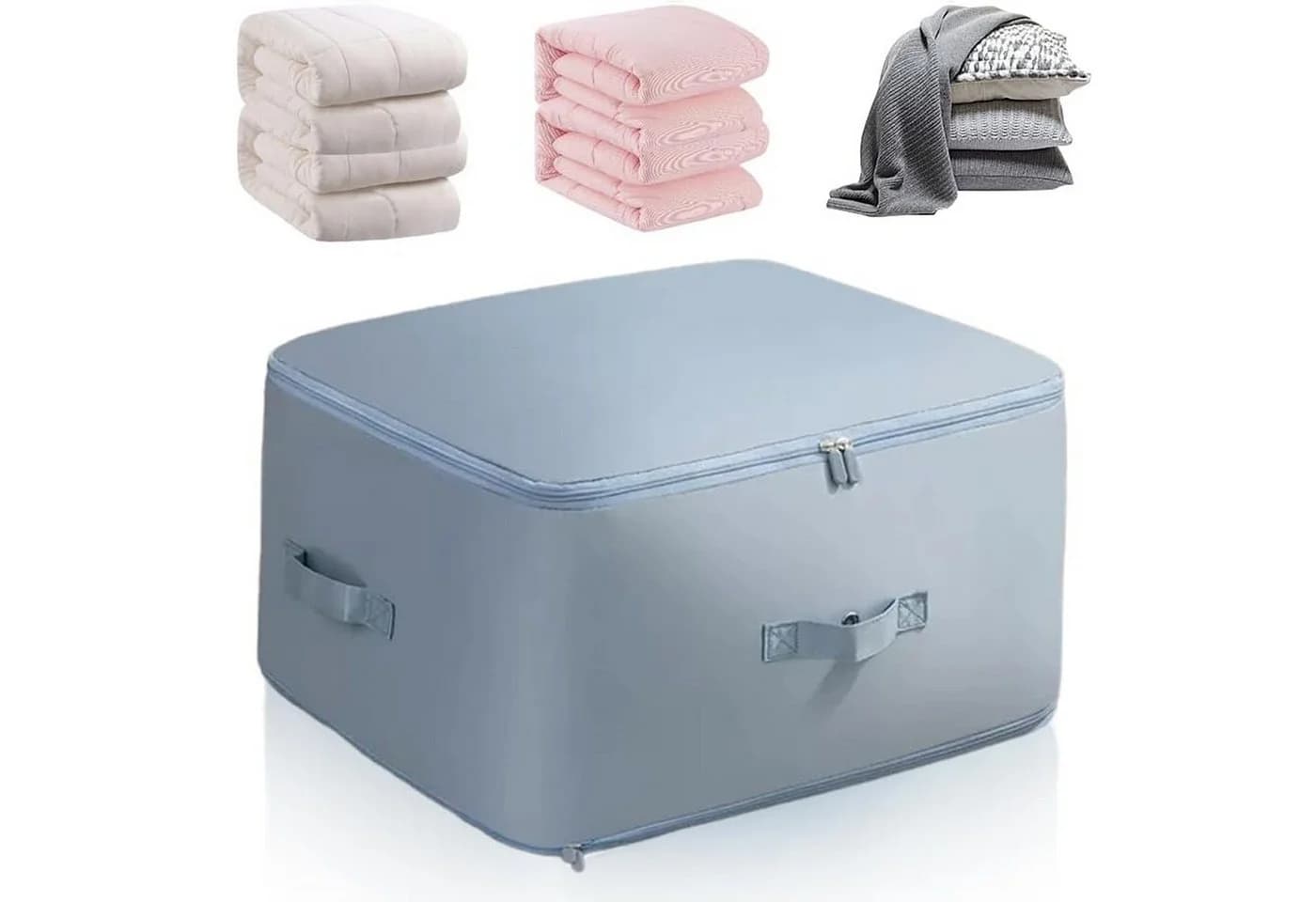 TUWENA Unterbettkommode Selbst komprimierender Organizer Blau - Bild 2