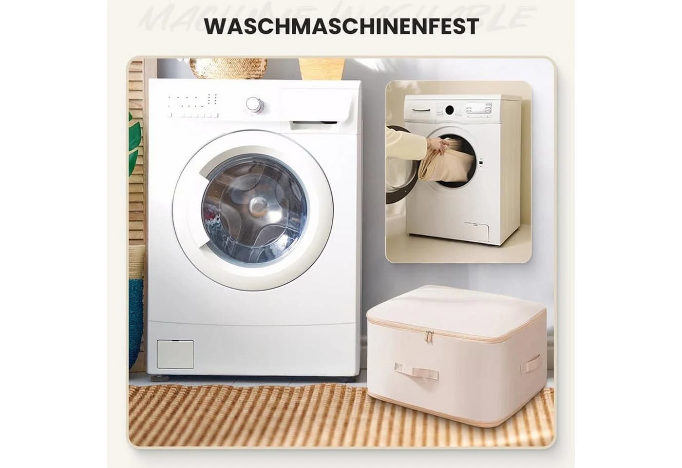 TUWENA Unterbettkommode Selbst komprimierender Organizer Blau - Bild 5