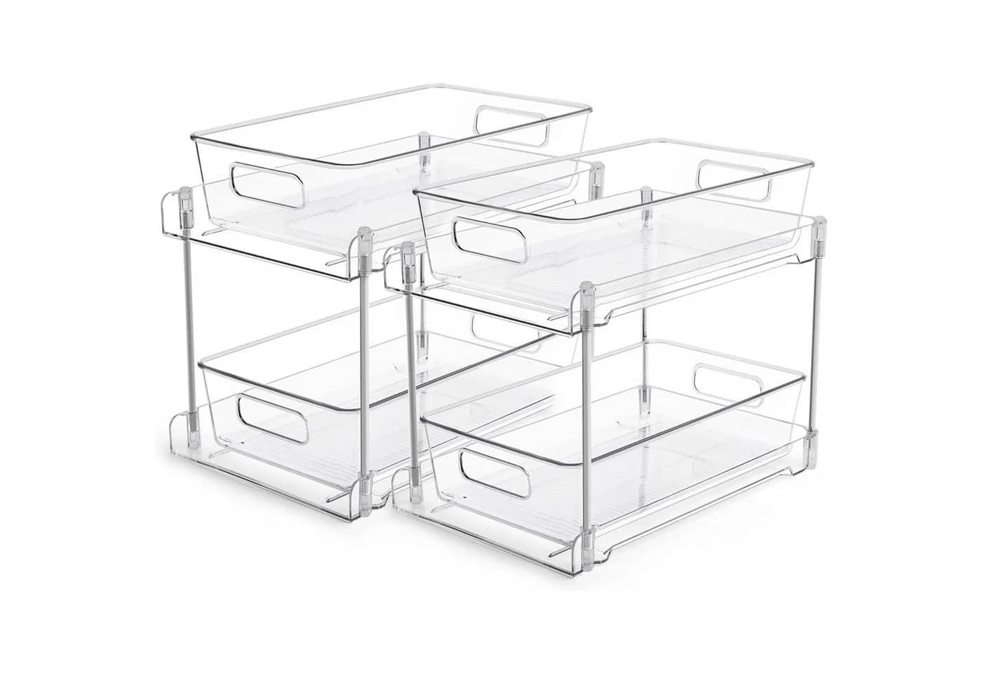 TUWENA Organizer Multifunktionale Spülschrank Doppelschicht Unterschrank - Bild 2