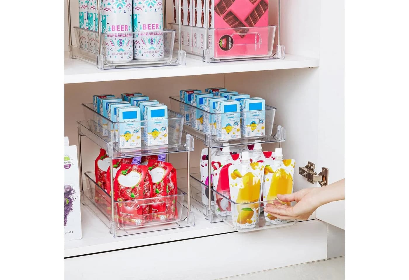 TUWENA Organizer Multifunktionale Spülschrank Doppelschicht Unterschrank - Bild 3