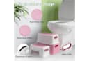 TUWENA Tritthocker Kinder 2 Stufen Rosa Bild 1