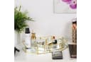 TUWENA Duschregal Verspiegeltes Tablett Gold Retro Make-up Organizer Bild 4