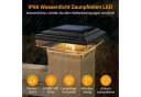 TUWENA Solar Pfostenkappe 2er Set IP65 Wasserdicht für Gartenpfosten Bild 4