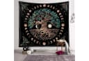 TUWENA Wandteppich Baum des Lebens Mondphasen Tapestry Bunt Bild 1