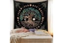 TUWENA Wandteppich Baum des Lebens Mondphasen Tapestry Bunt Bild 4