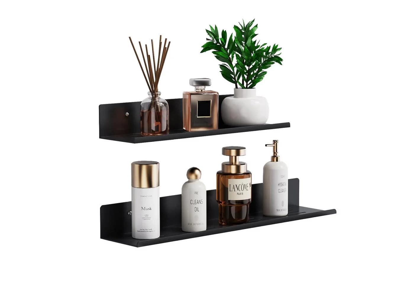 TUWENA Duschregal 2 Stück Duschablage Duschkorb Badezimmer Regal Rostfrei Duschkörbe, Ohne Bohren, Selbstklebend - Bild 2