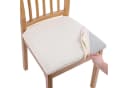 TUWENA Stuhlbezug Stretch Cremeweiß 2-er Set Bild 2