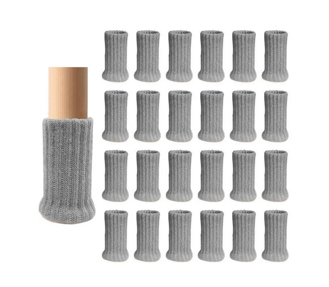 TUWENA Tischbeinsocken 24 Stück Stuhlbeinsocken Möbelsocken Schutz Stuhl - Bild 2