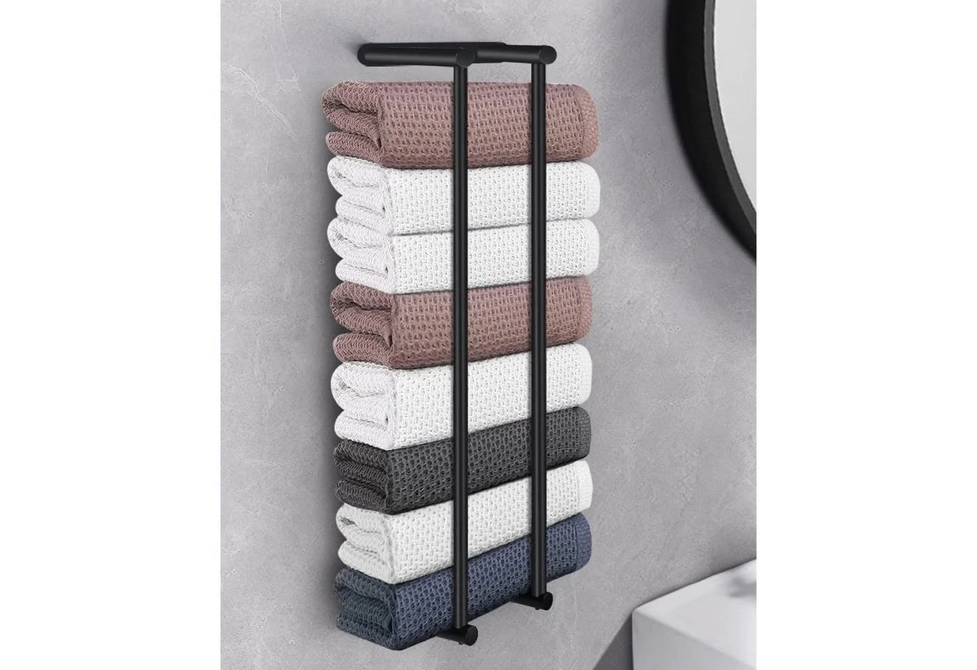 TUWENA Handtuchhalter Wand Edelstahl Hohe Kapazität